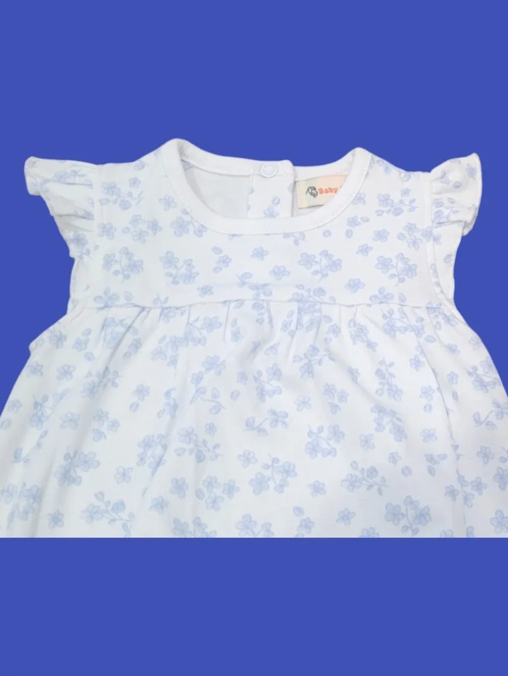 Baby Luigi Baby Girl's Floral Bubble Romper